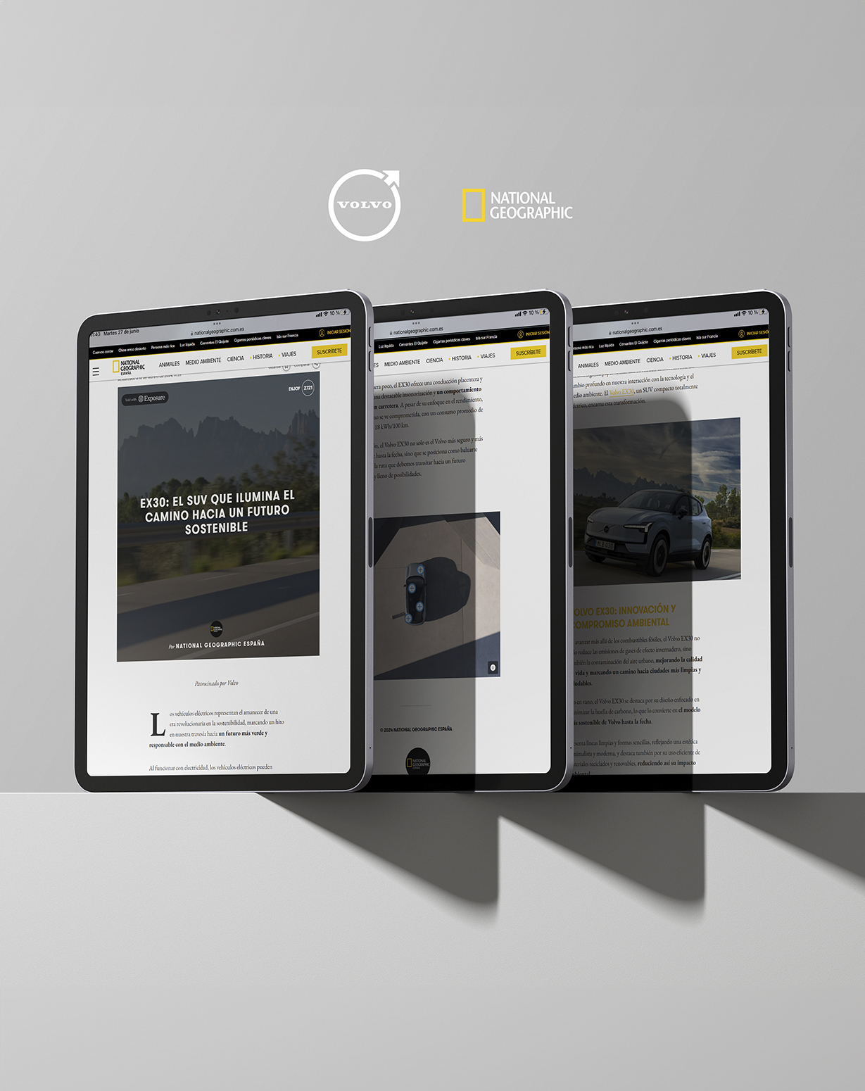 Volvo Exposure / National Geographic / Digital